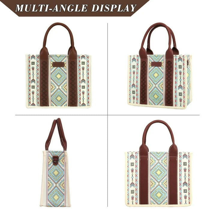 HONGLONG Handbag Set for Women,Ladies 3Pcs Purse Shoulder Bag,Boho Style Lightweight Tote Bag for Daily