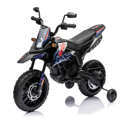 HNH 12v Ride on Motorcycle，Powered Motorcycle for Kids, Dirt Bike with LED Lights