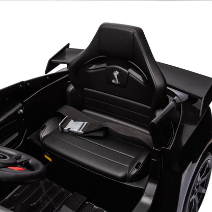 HNH 12V Electric Ride on Car for Kids - Licensed Ford Mustang Shelby GT500 12V 7AH Battery Powered Kids Car with Remote Control for Boys Girls Gift