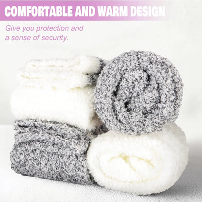 YOMYM Fuzzy Socks for Women Socks Sleep Winter Fluffy Socks