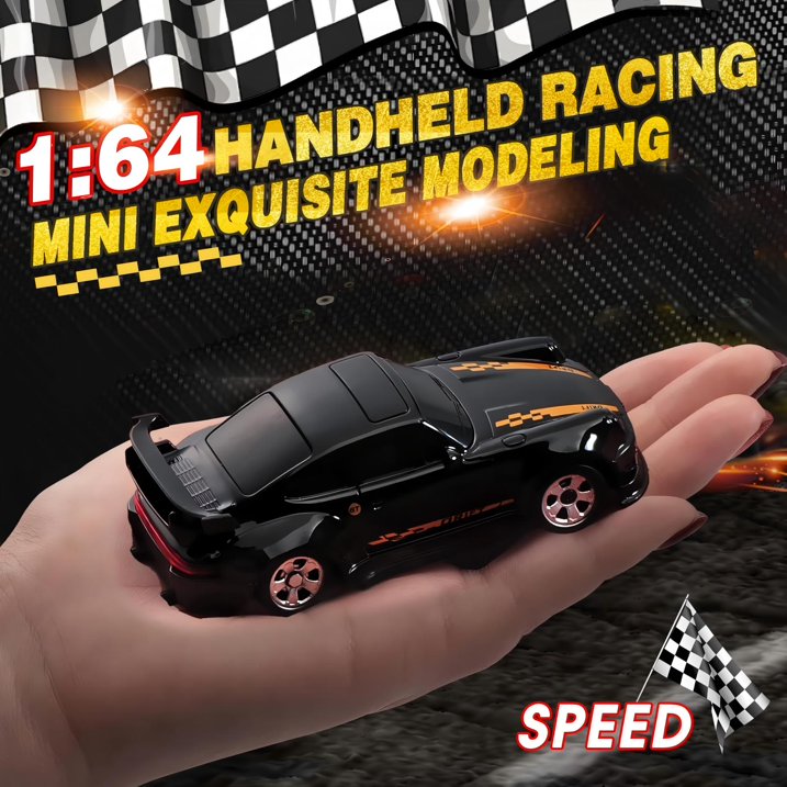 ZOGYMOZ Drift RC Car, Mini 2.4GHz 1:64 Scale 4WD High Speed Remote Control Cars, Racing Gift Boys Toys, Black