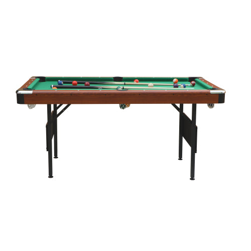 Cheelom 5.5Ft Folding Pool Table Billiard Table Indoor Game Talbe Table Games Family Movemen