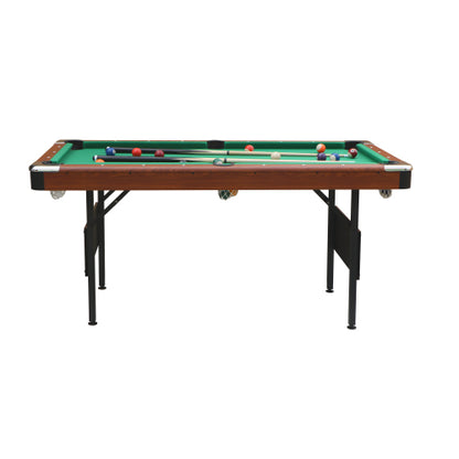 Cheelom 5.5Ft Folding Pool Table Billiard Table Indoor Game Talbe Table Games Family Movemen