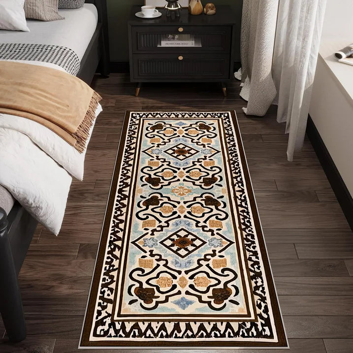 TECHVIDA Kitchen Rugs 3 Piece,Kitchen Mats for Floor, Non-Slip Machine Washable Rugs, Boho Farmhouse Hallway Doormat for Holiday