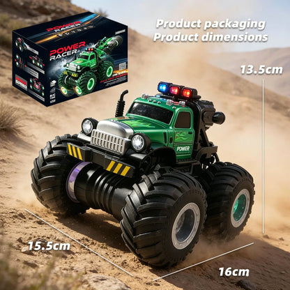 HNH 1:18 RC Car Monster Trucks for Boys, Off Road Remote Control Car, RC Crawler Gift for Kids 6-12 Years-Green