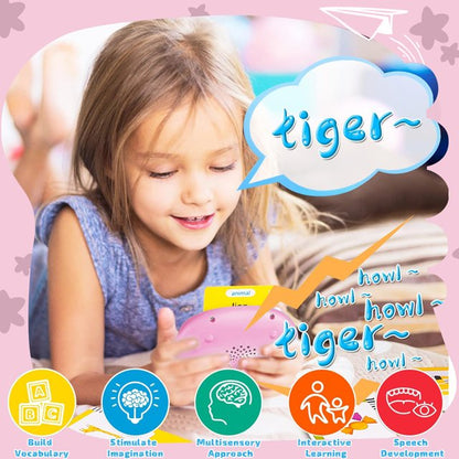 HNH Talking Flash Cards for Kids, Toddler Learing Toys for 2 3 4 5 Year Old Boys and Girls,Preschool Montessori Kids Toy for Birthday Gifts