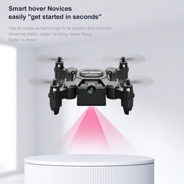 HNH Mini Drone with 4K HD Camera for Kids and Adults, FPV Foldable RC Quadcopter with 3D Flip,Trajectory Flight,2.5 in Width