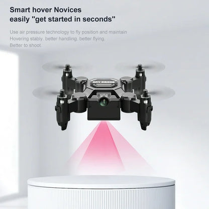 HNH Mini Drone with 4K HD Camera for Kids and Adults, FPV Foldable RC Quadcopter with 3D Flip,Trajectory Flight,2.5 in Width