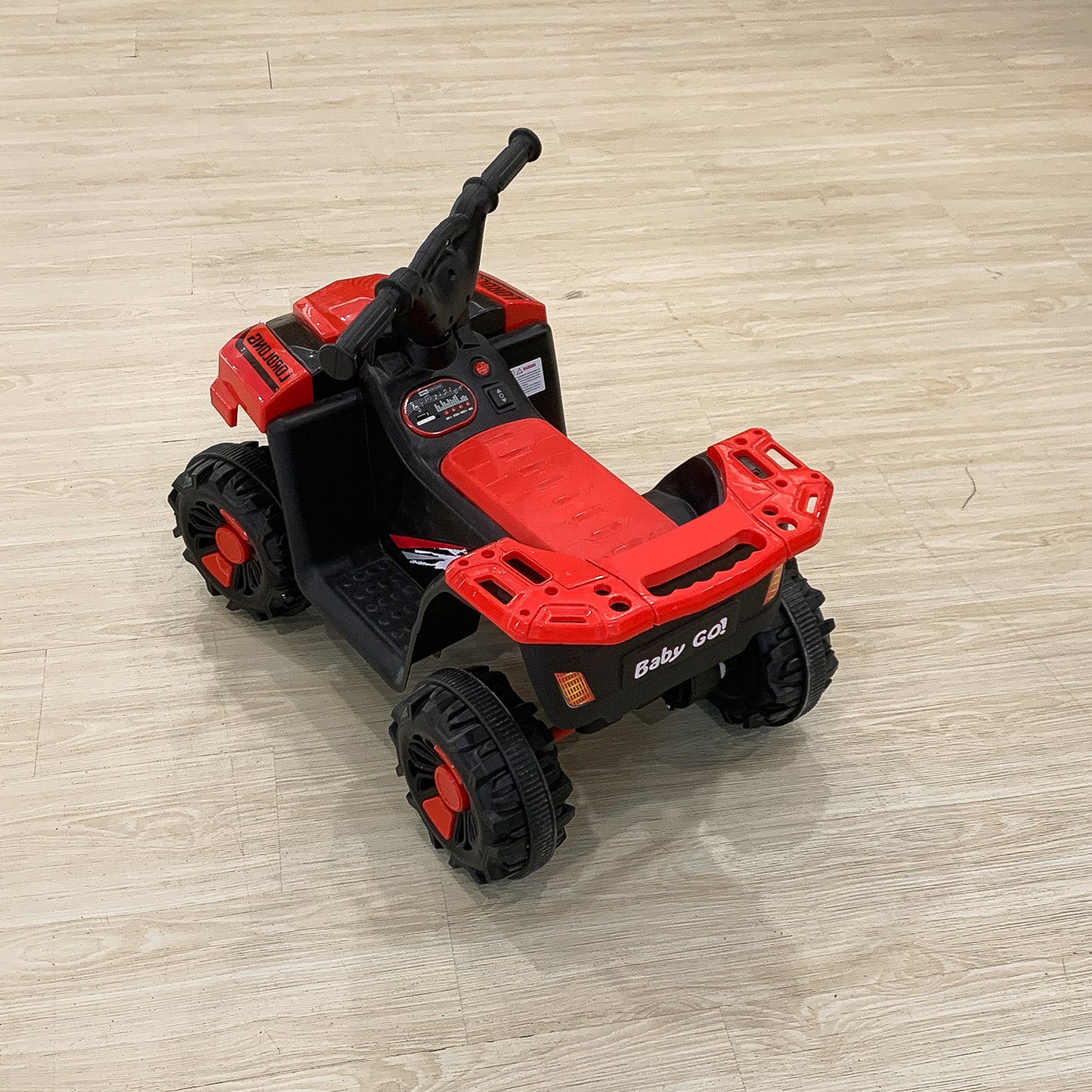 LORDLONG Electronic Toy Vehicles Ride On ATV Quad 4 Wheeler Electric Toy Car 6V Battery Power Led Lights