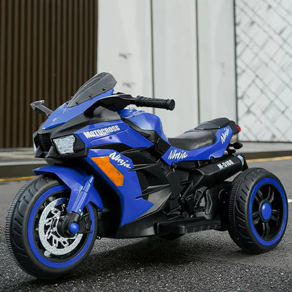 YOMYM Ride on Toys 12v Motorcycle for Kids, Battery Powered Ride on Motorcycle for Child with LED Lights Music for Boys Girls