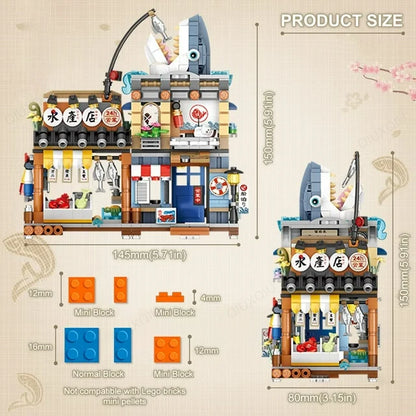 ZOGYMOZ 790 PCS Building Blocks Set, Japanese Theme Mini Building Blocks Toy for Kid Girl Boy Age 8-16+,Mini Bricks Building Toy for Adults