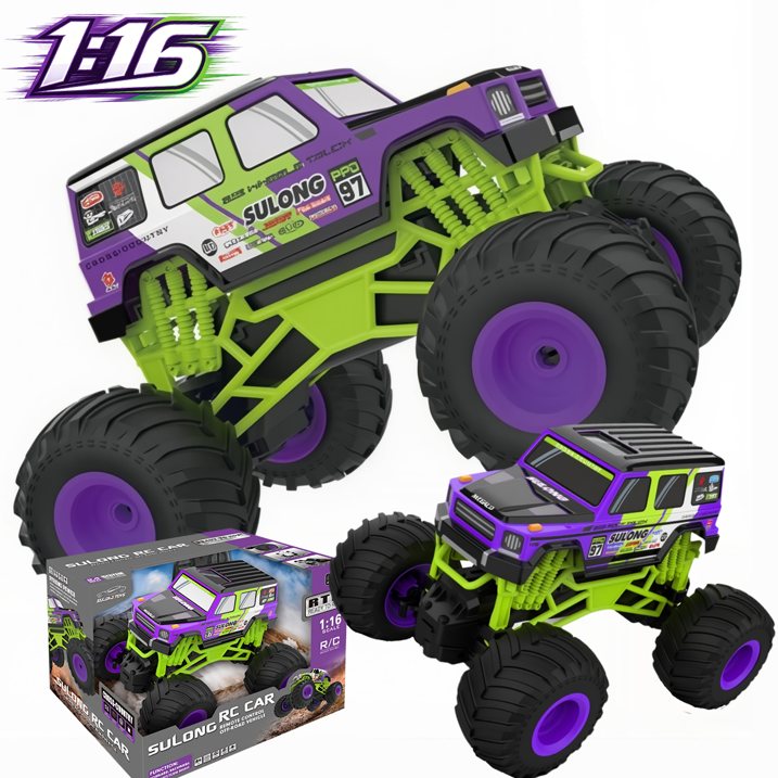 HNH 1:16 RC Cars RC Crawlers, Off Road RC Monster Truck, 2.4GHz 20 Km/h Fast All Terrain Remote Control Car for Boys Girls Ages 4-12, Cool Gift Toy for Kids