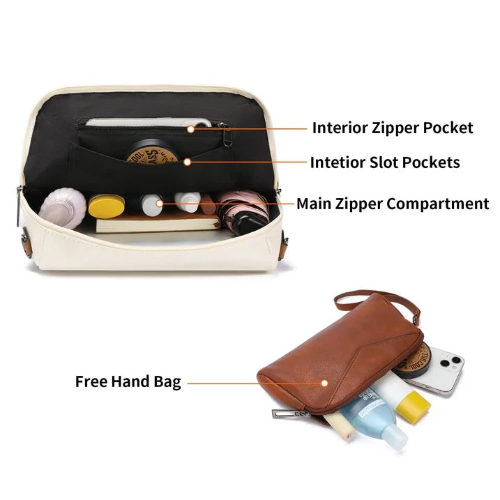 HONGLONG Backpack Purse for Women PU Leather Backpack Ladies Fashion Handbag Designer Shoulder Bag Small Travel Bag Brown