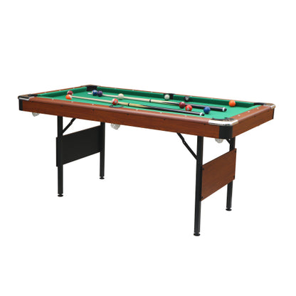 Cheelom 5.5Ft Folding Pool Table Billiard Table Indoor Game Talbe Table Games Family Movemen
