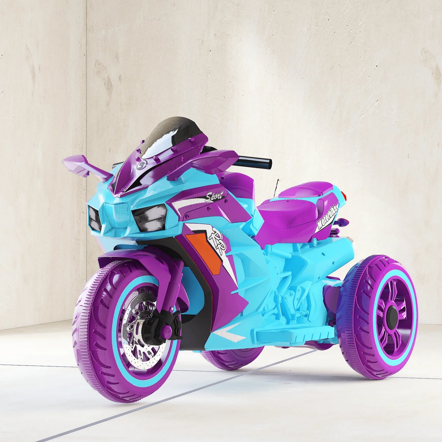 HNH 12v Kids Ride on Motorcycle for Christmas, Electric Kids Motorcycle, Battery Powered Motorcycle for 3-6 Years Old