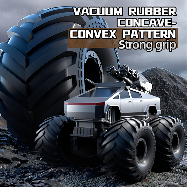 HNH 1:16 Waterproof Monster Truck, Amphibious RC Cars 4WD Remote Control Car Trucks, All Terrain Off-Road Pickup Cybertruck Toy for 6-15 Year Old Boys Girls Kids Gifts