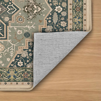 TECHVIDA Kitchen Rugs 3 Piece,Kitchen Mats for Floor, Non-Slip Machine Washable Rugs, Boho Farmhouse Hallway Doormat for Holiday