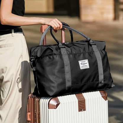 YOMYM Travel Duffel Bags for Women,Weekender Overnight Bag with Wet Pocket & Toiletry Bag