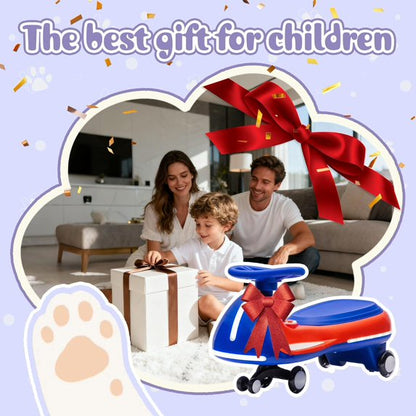 ProToys Swing Ride On Car, Electric Wiggle Car Toy for Kids 3-8 Years,5MPH Max Speed,Bluetooth Music,LED Lights