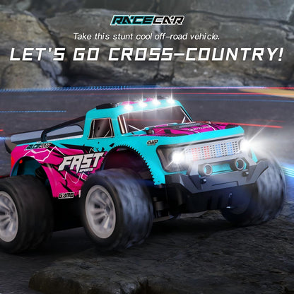 ZOGYMOZ 1:20 Scale Remote Control Car - High Speed 20KM/H RC Monster Truck, 2.4GHz Off-Road Racing Toy, 2WD All-Terrain Vehicle for Kids Boys