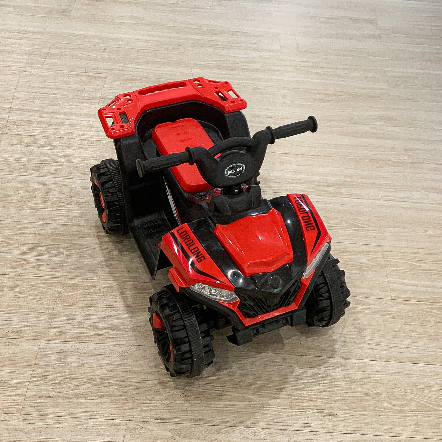 LORDLONG Electronic Toy Vehicles Ride On ATV Quad 4 Wheeler Electric Toy Car 6V Battery Power Led Lights