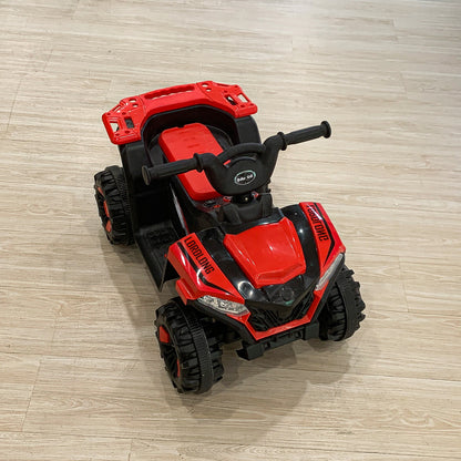 LORDLONG Electronic Toy Vehicles Ride On ATV Quad 4 Wheeler Electric Toy Car 6V Battery Power Led Lights