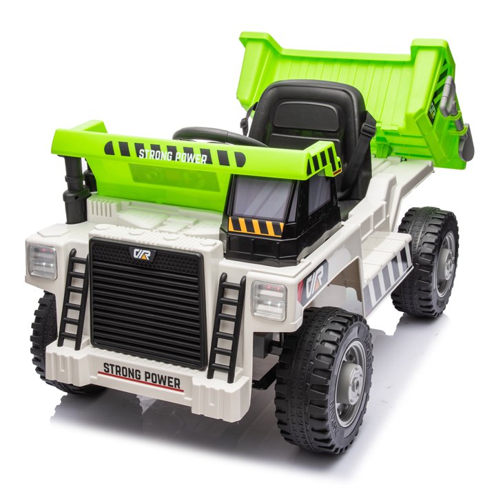HNH 12V Electric Car for Kids,12V Dump Truck with Electric Dump Bed,kids' electric vehicles with Remote Control,Electric Dump Bed