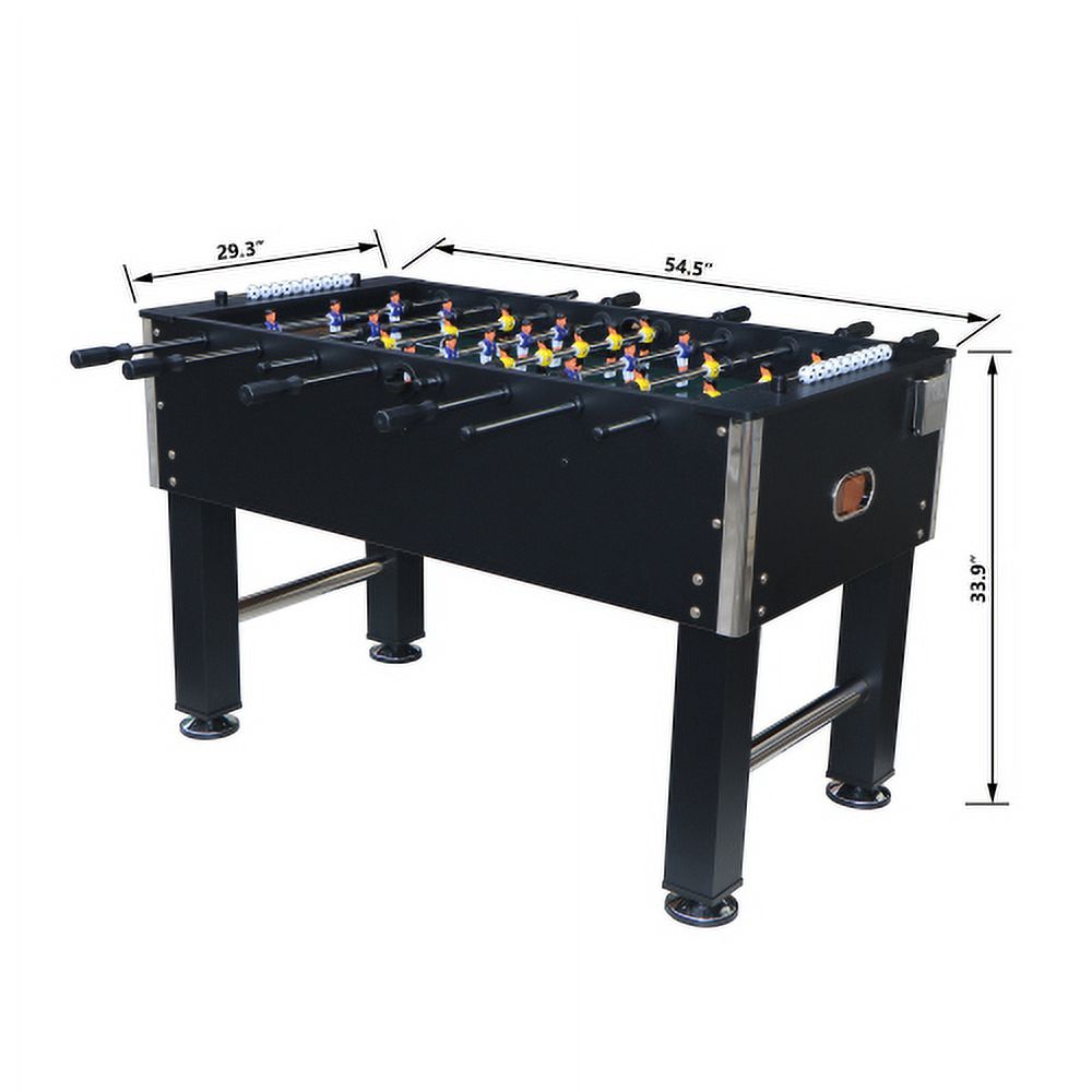 Cheelom Foosball Table for Kids Adult Size 55",Soccer Game Table,Sturdy Football Table with Balls for Game Room 54.5x29.3x33.9