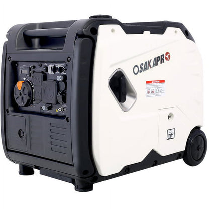 Eltpower Super Quiet Inverter Generator 4500w Gas Portable Generator Electric Start Foldable Handle with Wheel 212cc