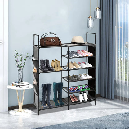 TECHVIDA Shoe Rack 6 Tier Shoe Shelf Shoe Storage, 35 Pairs Shoe Organizer for Entryway,Stackable Shoe Holder Shoe Stand