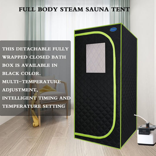Cheelom Portable Steam Sauna Tent Plus Type Full Size Home Portable Spa Sauna 68 in