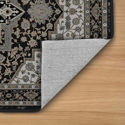 TECHVIDA Kitchen Rugs 3 Piece Set,Kitchen Mats for Floor Non-Slip Machine Washable, Boho Farmhouse Hallway Doormat for Holiday
