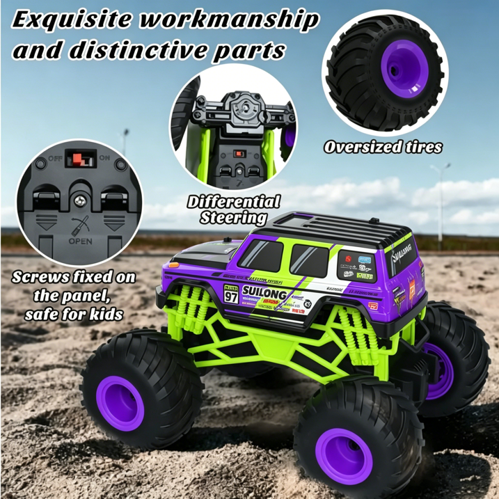 HNH 1:16 RC Cars RC Crawlers, Off Road RC Monster Truck, 2.4GHz 20 Km/h Fast All Terrain Remote Control Car for Boys Girls Ages 4-12, Cool Gift Toy for Kids