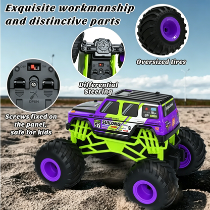 HNH 1:16 RC Cars RC Crawlers, Off Road RC Monster Truck, 2.4GHz 20 Km/h Fast All Terrain Remote Control Car for Boys Girls Ages 4-12, Cool Gift Toy for Kids