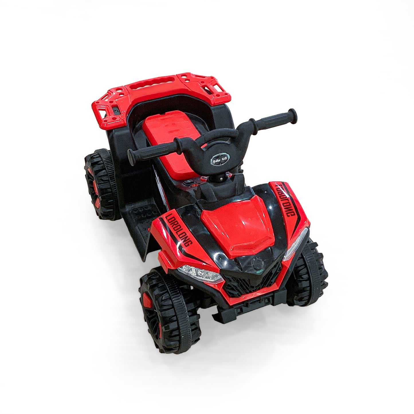 LORDLONG Electronic Toy Vehicles Ride On ATV Quad 4 Wheeler Electric Toy Car 6V Battery Power Led Lights