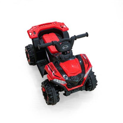 LORDLONG Electronic Toy Vehicles Ride On ATV Quad 4 Wheeler Electric Toy Car 6V Battery Power Led Lights