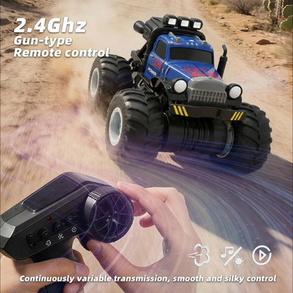 HNH 1:18 RC Car Monster Trucks for Boys, Off Road Remote Control Car, RC Crawler Gift for Kids 6-12 Years-Blue