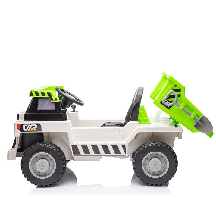 HNH 12V Electric Car for Kids,12V Dump Truck with Electric Dump Bed,kids' electric vehicles with Remote Control,Electric Dump Bed