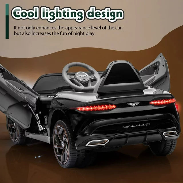 Ride on Toys for 3-4 Year Olds Boy Girl, Licensed Bentley 12 V Kids Ride on Car with Remote Control, Battery Powered Vehicles with LED Lights