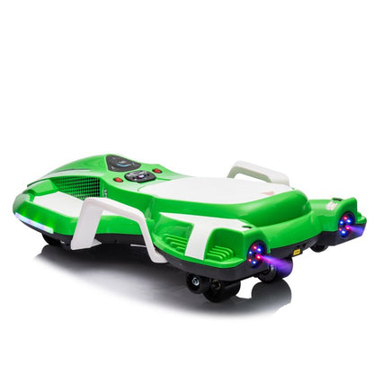 HNH 24V Ride on Toy for Big Kids, Ride on Drift Car with Helmet, Knee Pads,Elbow Pads,Tail light, Spray，6.9 Mph