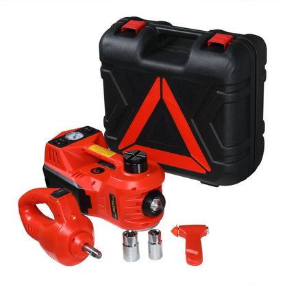 ELTPOWER Electric Car Jack,5 Ton 12V Hydraulic Jack Lift with Electric Impact Wrench,Built-in Inflatable Pump,and LED Light for SUV MPV Sedan Truck Change Tires Garage Repair