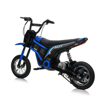 HNH 24V 350W Electric Dirt Bike Ride on Toy Motorcycle for Kids Age for 6-12, 14Mph, 2 Speeds, Hand-Operated Dual Brakes, Twist Grip Throttle