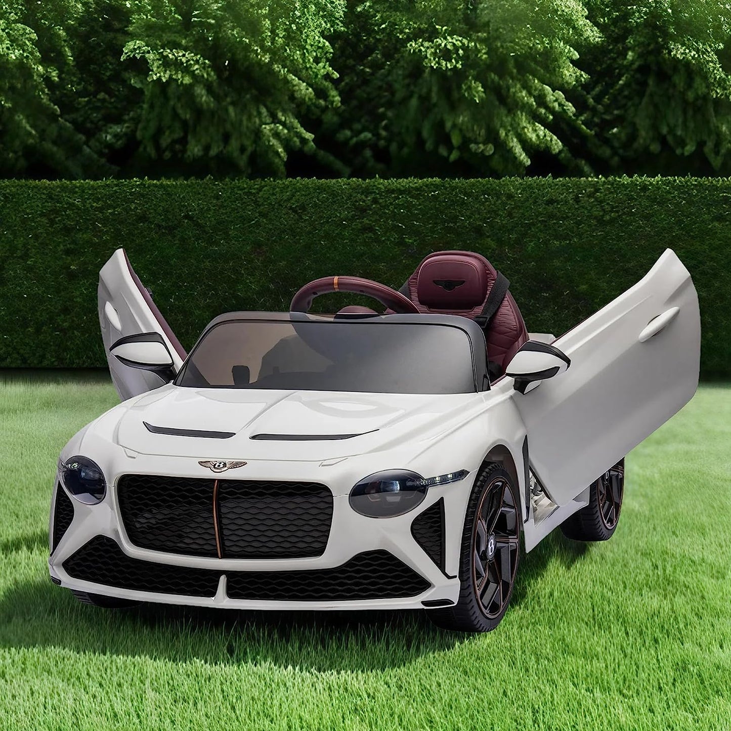 WUBEN Licensed Bentley Mulsanne 12v Electric Kids Ride on Car with 2.4G Remote Control Age 3-6