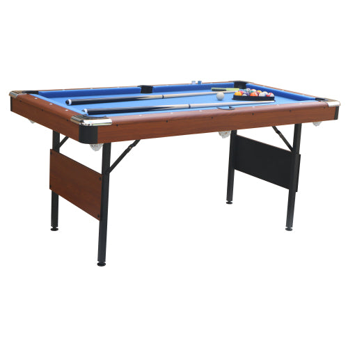 Cheelom 5.5Ft Folding Pool Table Billiard Table Indoor Game Talbe Table Games Family Movemen