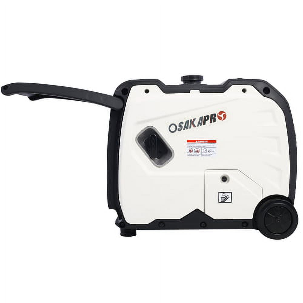 Eltpower Super Quiet Inverter Generator 4500w Gas Portable Generator Electric Start Foldable Handle with Wheel 212cc