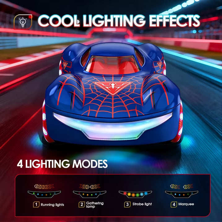 Gesture Sensing Remote Control Stunt Car, Spider RC Cars Toy for Kids, With Light Spray & Sound, 360° Rotate, Birthday Gifts for Boys Girls 4-12
