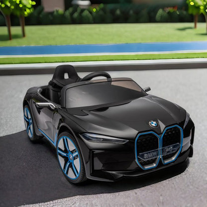 WUBEN Licensed BMW 12v Kids Ride on Car Battery Powered with Remote Control, Music Player for Child, Black