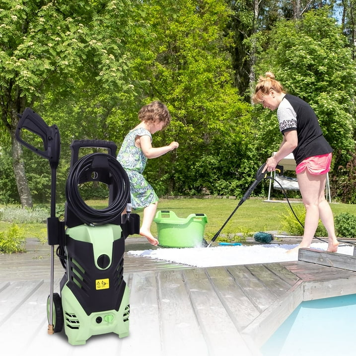 ELTPOWER Electric High Pressure Washer Cleaner Machine Green Nozzles for Cleaning Cars 1800W 3000PSI 1.7GPM