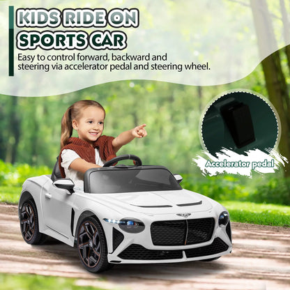 Licensed Bentley Mulsanne 12 V Kids Electric Ride on Cars Battery Powered Sports Car Toy, Parents Control