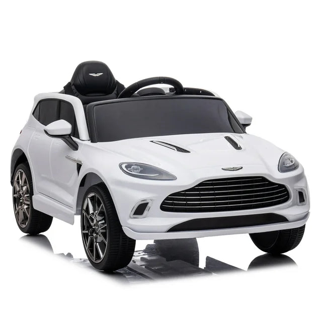 HNH 12V Kids Electric Powered Ride on Toy Car, Aston Martin Electric Car for Kids with Remote Control, Bluetooth
